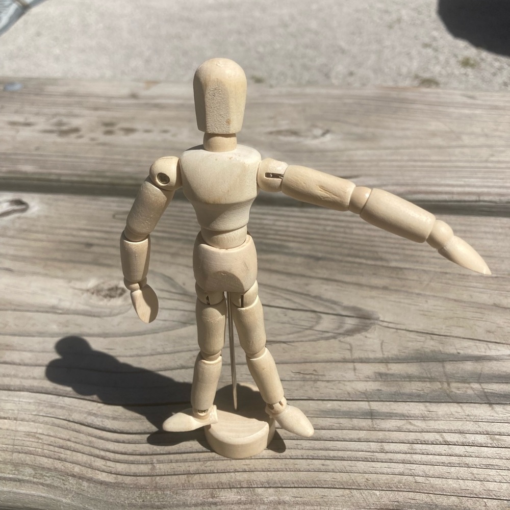 Cool artistic wood figure